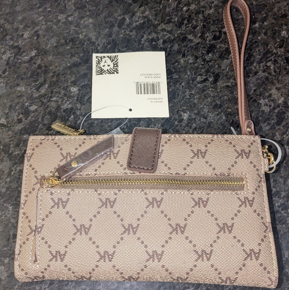 Anne Klein Brown Wristlet / Wallet - Picture 5 of 7